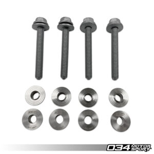 034Motorsport Stainless Steel Subframe Locking Collar Upgrade Kit - MQB Models