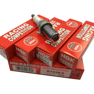 NGK Competition R7438-9 (x4) Angled Ground Strap Spark Plug Set - 2.0 TSI EA888 Gen3 (IS38)