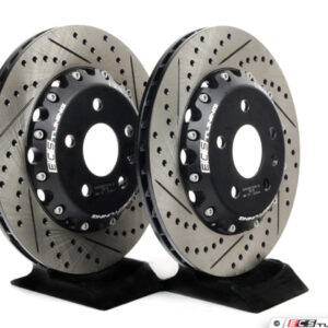 ECS Tuning - 310x22mm Rear Cross-Drilled & Slotted 2-Piece Brake Discs