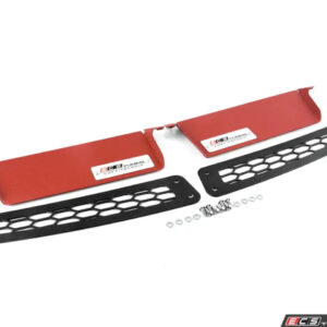 ECS Tuning Air Inlet Scoop Kit - Left & Right - Red - Golf 7