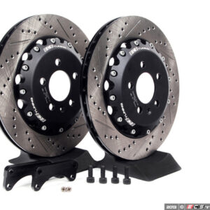 ECS Stage 1 Rear Big Brake Kit - Drilled and Grooved 306x22mm Rotors