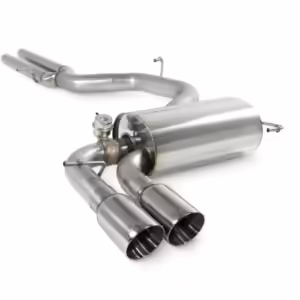 Scorpion Non-resonated secondary cat-back system Valved Polished RS3 8P 2011 -