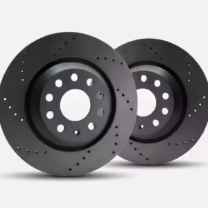 Vagbremtechnic Drilled Front Brake Discs (Pair) - 349x34mm - S4 B9 TFSI