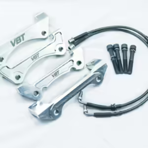 Vagbremtechnic Front Brake Adaption Kit - Allows Fitment of Audi TTRS Calipers to 340 or 345mm OE Discs