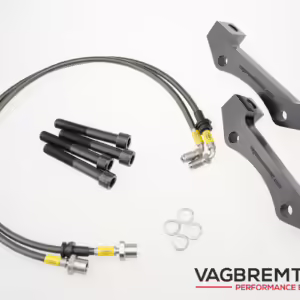 Vagbremtechnic Front Brake Adaption Kit - Allows Fitment of Porsche 996TT Calipers to 334mm R32 OE Discs