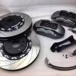 Vagbremtechnic Front Brake Kit - 4 Piston Brembo Caliper - 362x32mm 2 Piece Discs
